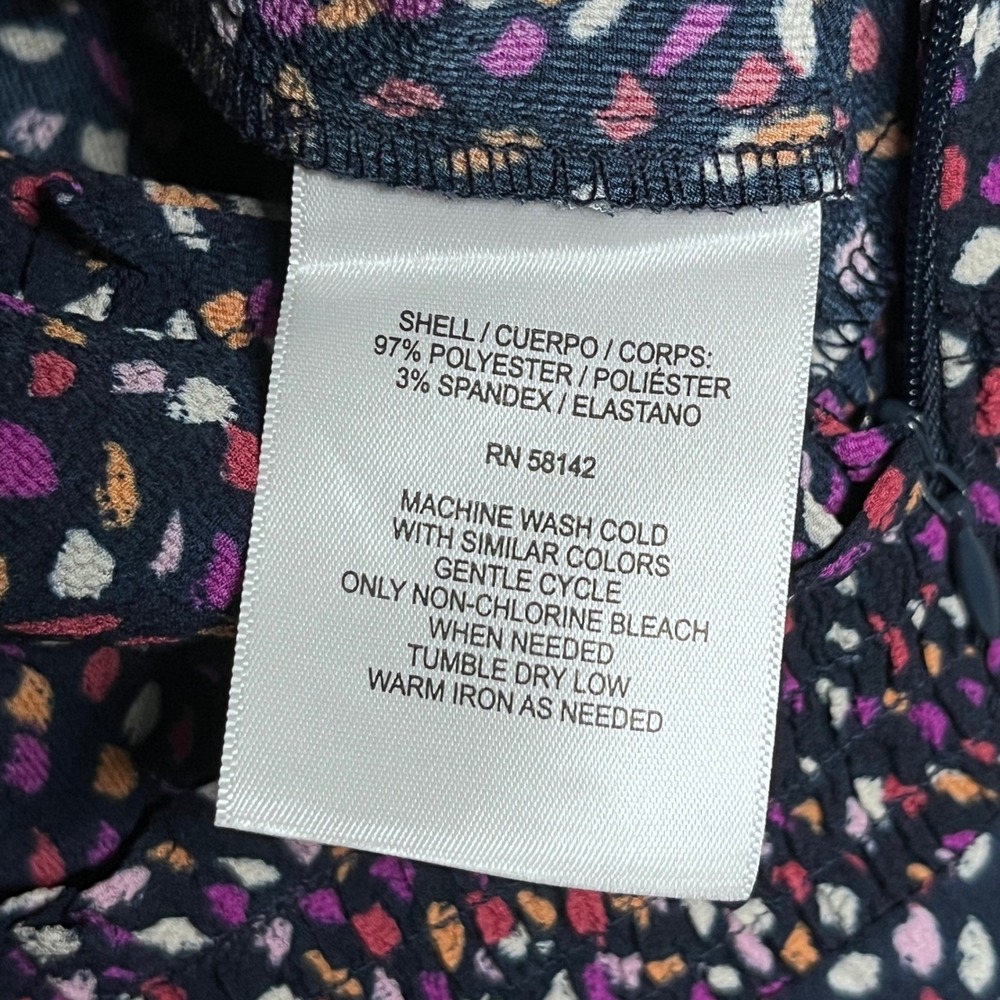 London Times Jumpsuit Size 16 Womens Purple Floral Print Wide Leg 3269 - Picture 5 of 9